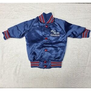 VTG Chalk line NFL Football New York Giants jacket snap button baby 12M USA 90s